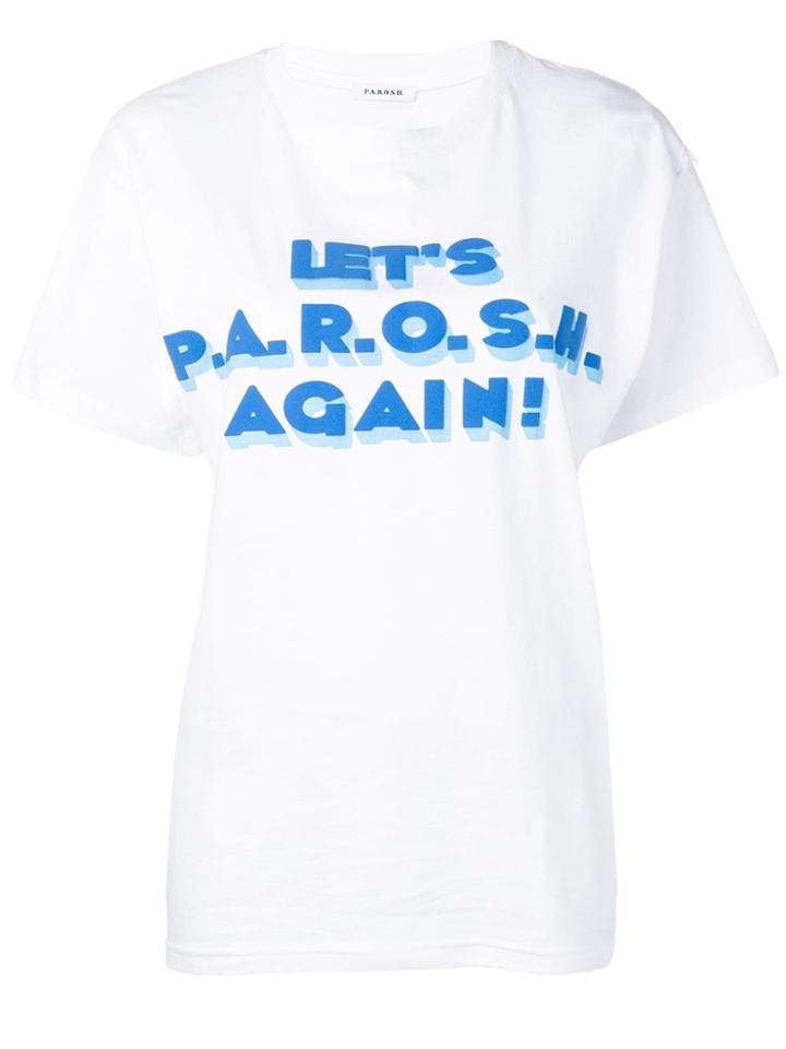 P.a.r.o.s.h. Let's P.a.r.o.s.h. Again! T-shirt - White