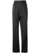Helmut Lang Loose Flared Trousers - Grey