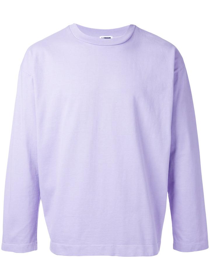 H Beauty & Youth - Longsleeved T-shirt - Men - Cotton - S, Pink/purple, Cotton