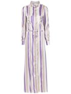 Amir Slama Silk Beach Dress - Neutrals
