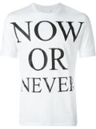 Neil Barrett Now Or Never T-shirt