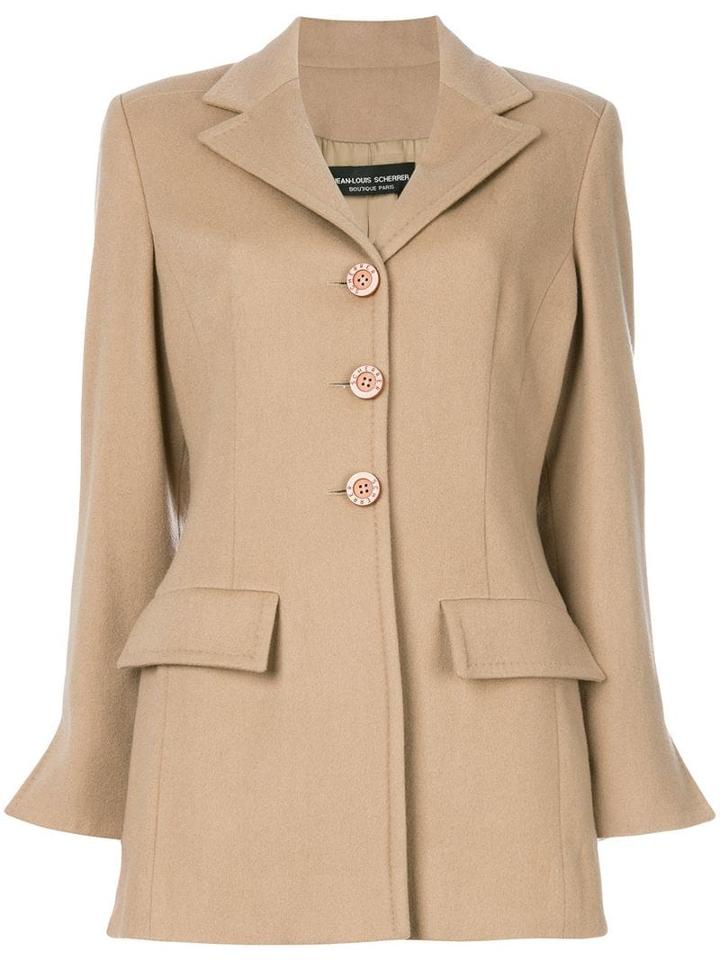 Jean Louis Scherrer Pre-owned Fitted Jacket - Neutrals