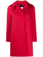 Mackintosh Dunoon Red Bonded Cotton Short Coat Lr-1005d