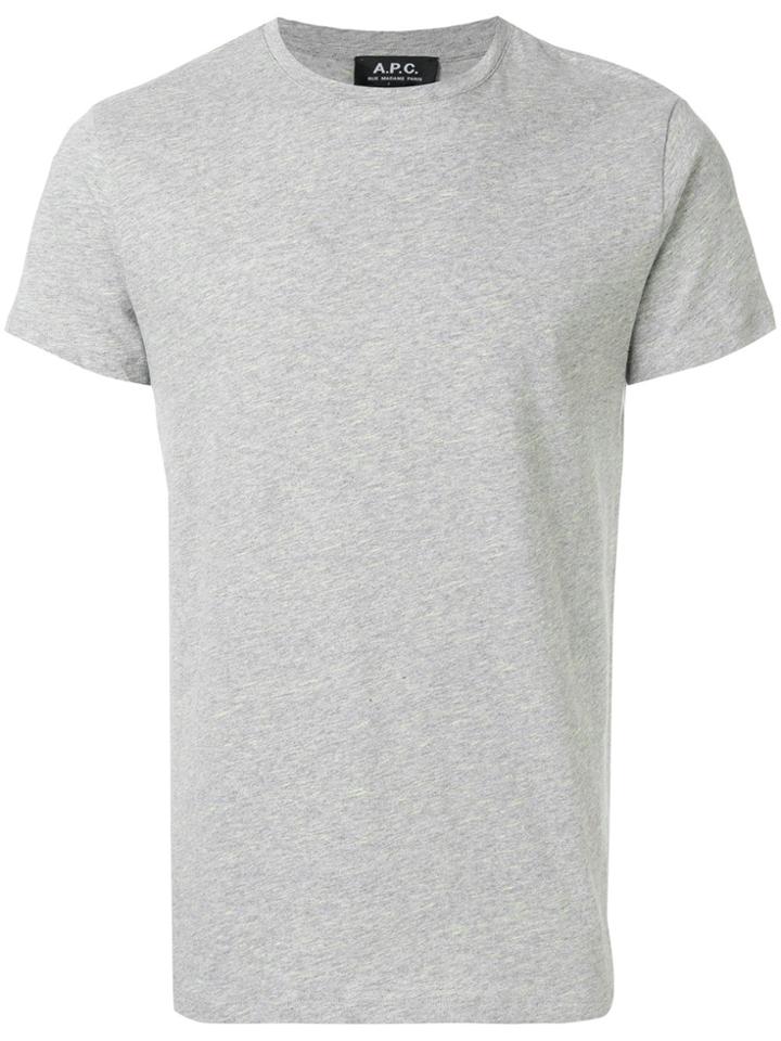 A.p.c. Crew Neck T-shirt - Grey