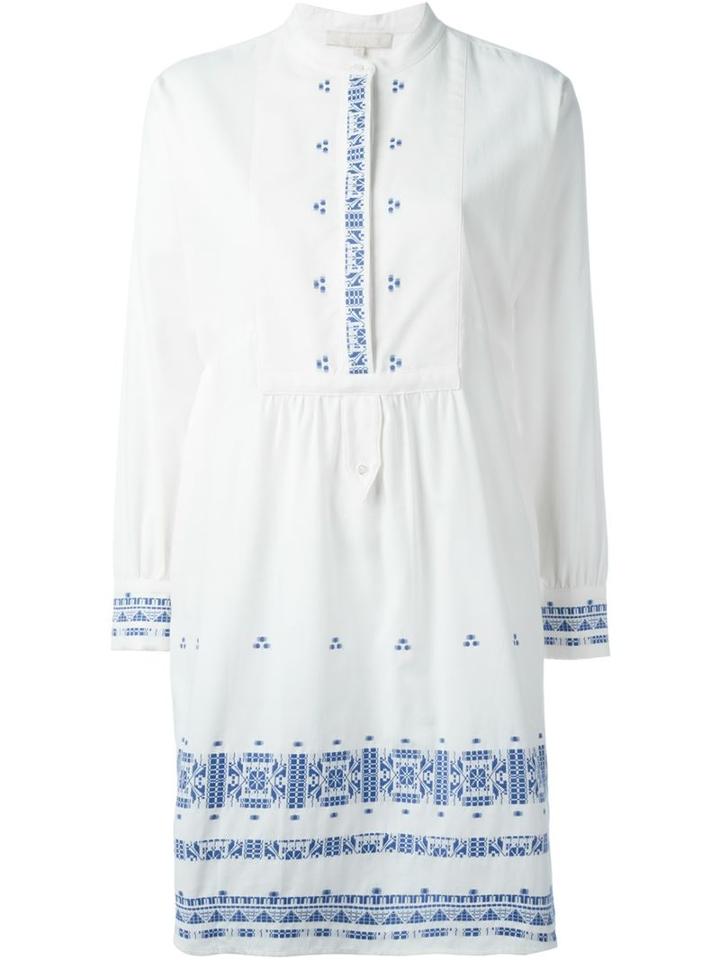 Vanessa Bruno Embroidered Shirt Dress