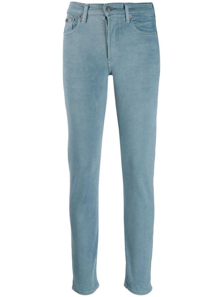 Polo Ralph Lauren Logo Print Skinny Jeans - Blue