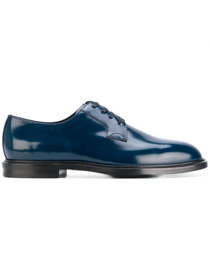 Dolce & Gabbana Minimal Derby Shoes - Blue