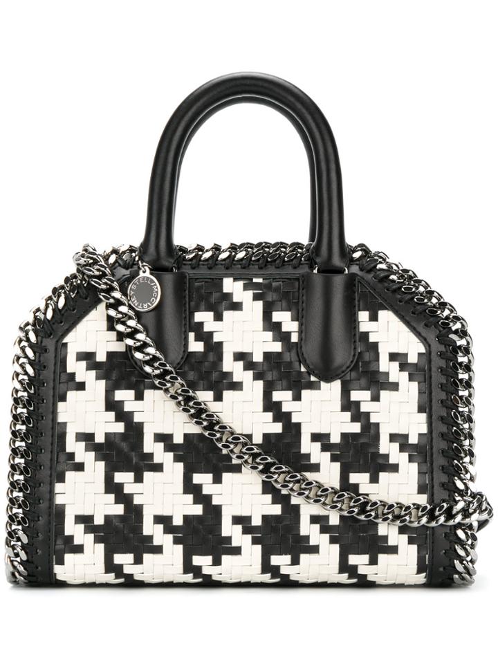 Stella Mccartney Woven Falabella Box Mini Bag - Black