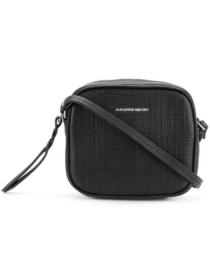 Alexander Mcqueen Zipped Crossbody Bag - Black