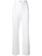 Yves Saint Laurent Vintage 1980's Straight-leg Trousers - White