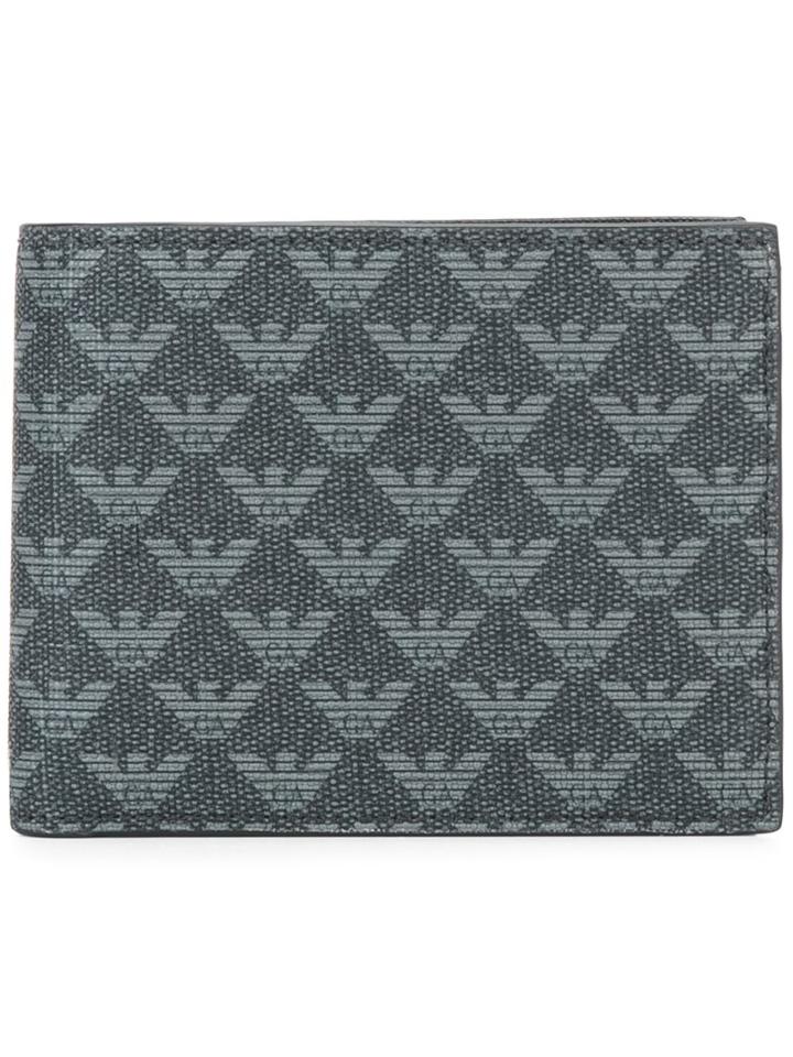 Emporio Armani Logo Print Billfold Wallet