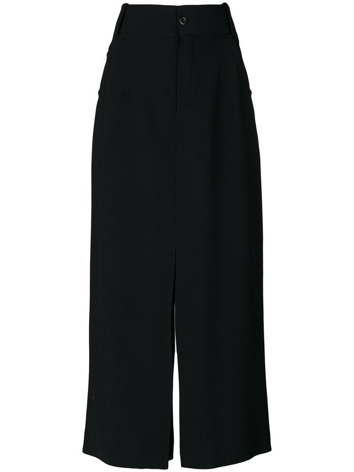 Chloé - High Waisted Culottes - Women - Acetate/viscose - 38, Blue, Acetate/viscose