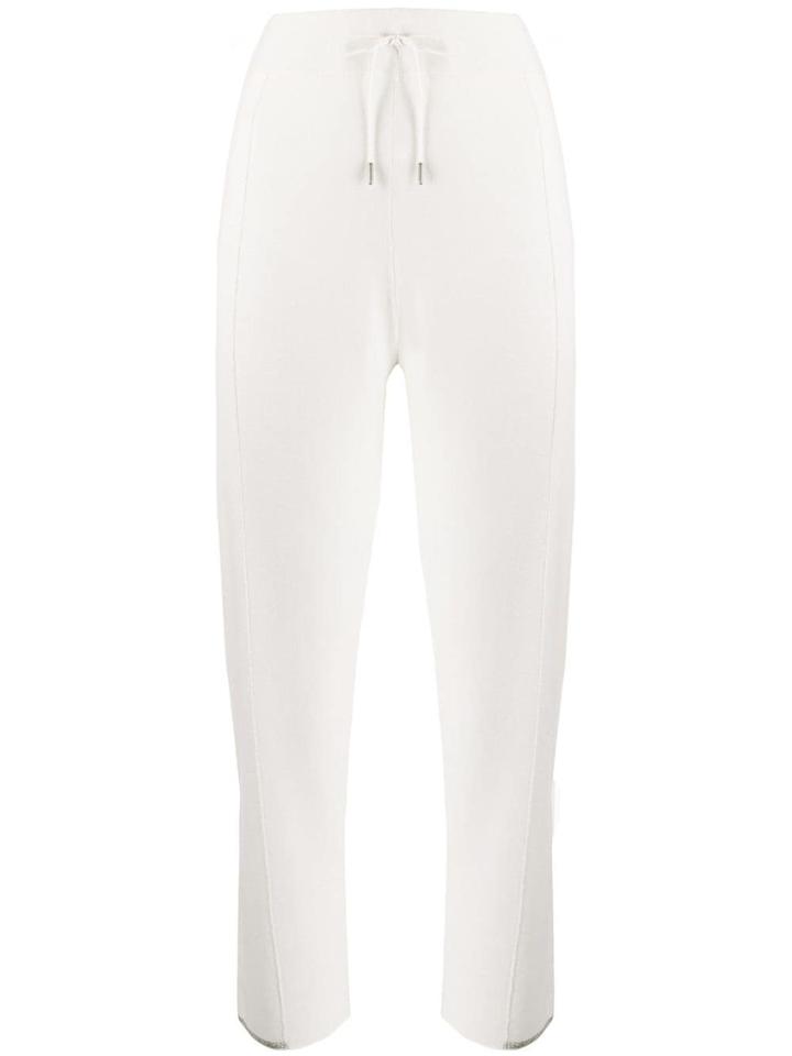Fabiana Filippi Drawstring Slim-fit Trousers - White