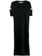 Ujoh Cut-out Sleeve Dress - Black