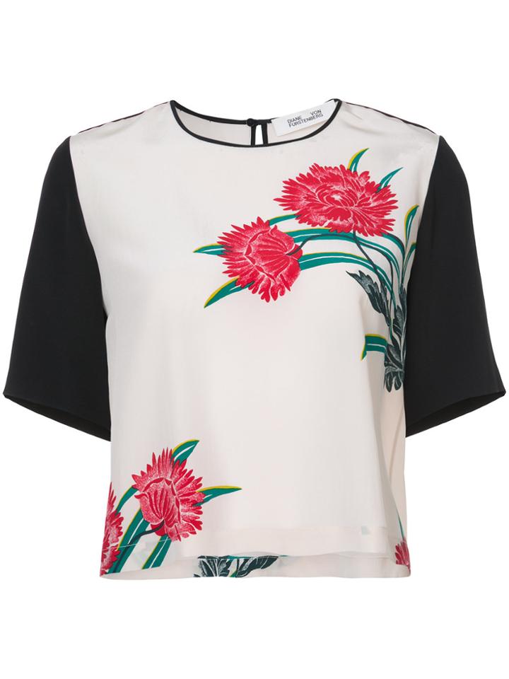 Dvf Diane Von Furstenberg Farren Print T-shirt - White