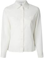 Céline Vintage Chest Pocket Shirt, Women's, Size: 40, Nude/neutrals