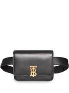 Burberry Tb Monogram Belt Bag - Black