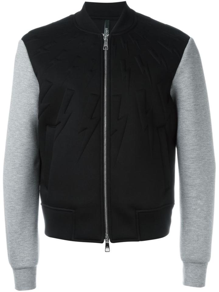 Neil Barrett Zipped Varsity Jacket