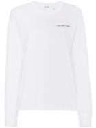 Helmut Lang Taxi Print Long Sleeve T-shirt - White