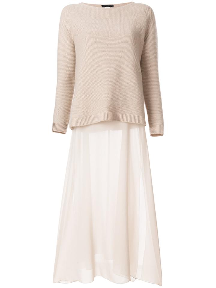 Fabiana Filippi Crew Neck Jumper - Nude & Neutrals