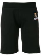 Moschino Underbear Teddy Embroidered Shorts - Black