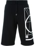 Mcq Alexander Mcqueen Glyph Logo Print Track Shorts