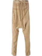 Andrea Ya Aqov Baggy Pants, Men's, Size: M, Nude/neutrals, Cotton/linen/flax