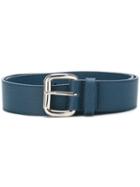 Orciani Classic Belt, Women's, Size: 80, Blue, Leather