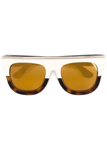Dax Gabler 'n&deg;02' Acetate Sunglasses - Nude & Neutrals