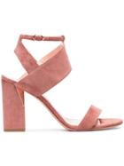 Nicholas Kirkwood Pink Eva 90 Suede Sandals - Pink & Purple
