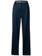 Peter Pilotto Side Stripe Trousers - Blue