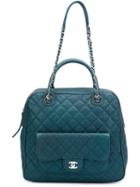 Chanel Vintage 'paradoxal' Quilted Bowling Bag