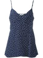 P.a.r.o.s.h. Dots Print Cami Top - Blue