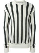 Ami Alexandre Mattiussi Crew Neck Sweater, Men's, Size: Large, White, Wool