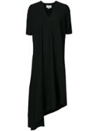 Maison Margiela Asymmetric Hem T-shirt Dress - Black