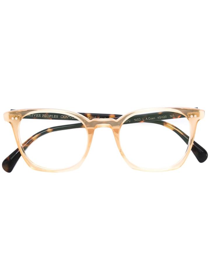 Oliver Peoples L.a. Coen Glasses - Nude & Neutrals