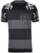 Dolce & Gabbana Crown Crest T-shirt, Men's, Size: 52, Grey, Cotton