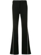 D.exterior Flared Tailored Trousers - Black