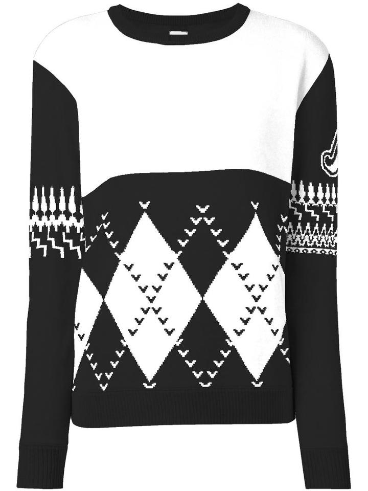 Opening Ceremony Umd X Opening Ceremony Crew Jumper, Women's, Size: Xl, Black, Merino