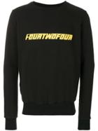 424 Fairfax Printed Sweatshirt - Black