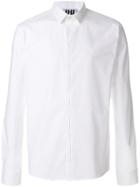 Les Hommes Urban Hidden Button Placket Classic Shirt - White