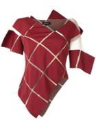 Gloria Coelho - Asymmetric Top - Women - Polyamide - P, Red, Polyamide