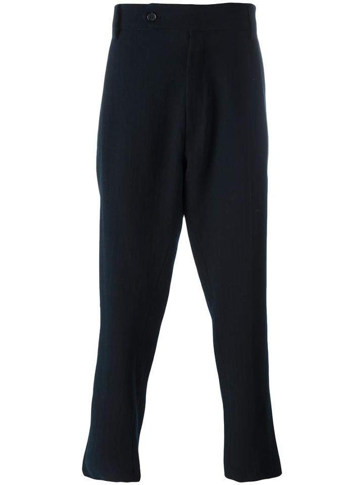 Société Anonyme 'deep George' Tapered Trousers, Men's, Size: 48, Blue, Wool