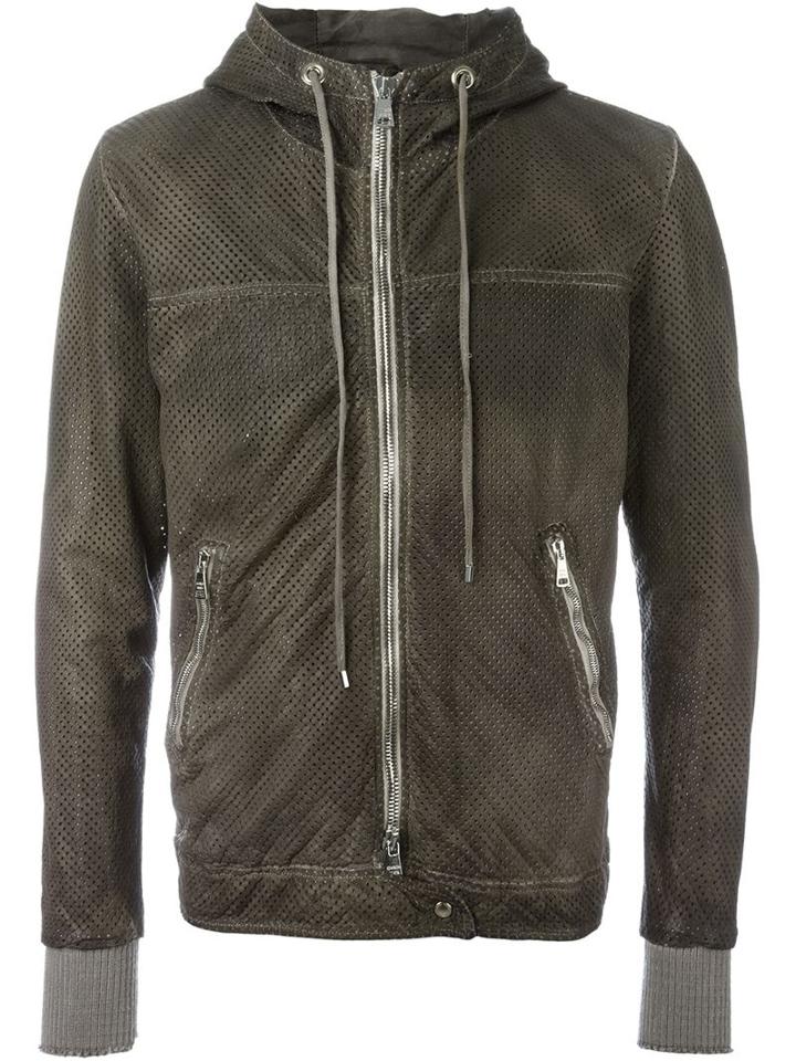 Giorgio Brato Mesh Effect Hooded Jacket