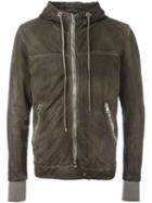 Giorgio Brato Mesh Effect Hooded Jacket
