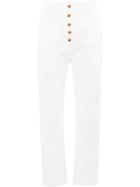 Aalto Cropped Slim-fit Jeans - White