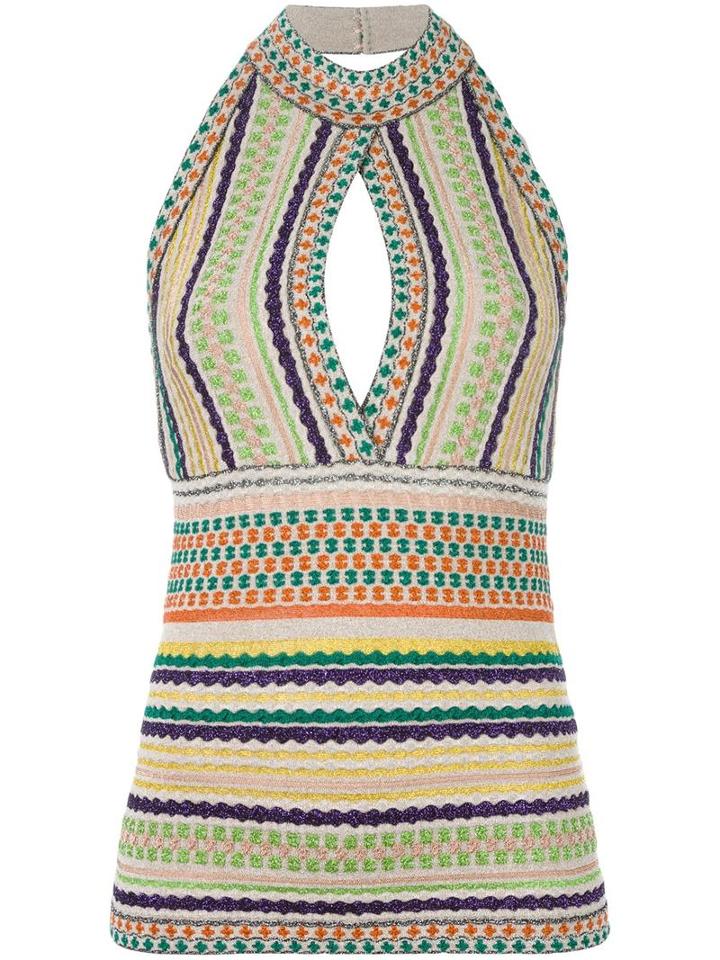Missoni Halterneck Top, Women's, Size: 44, Viscose/polyester/rayon/spandex/elastane