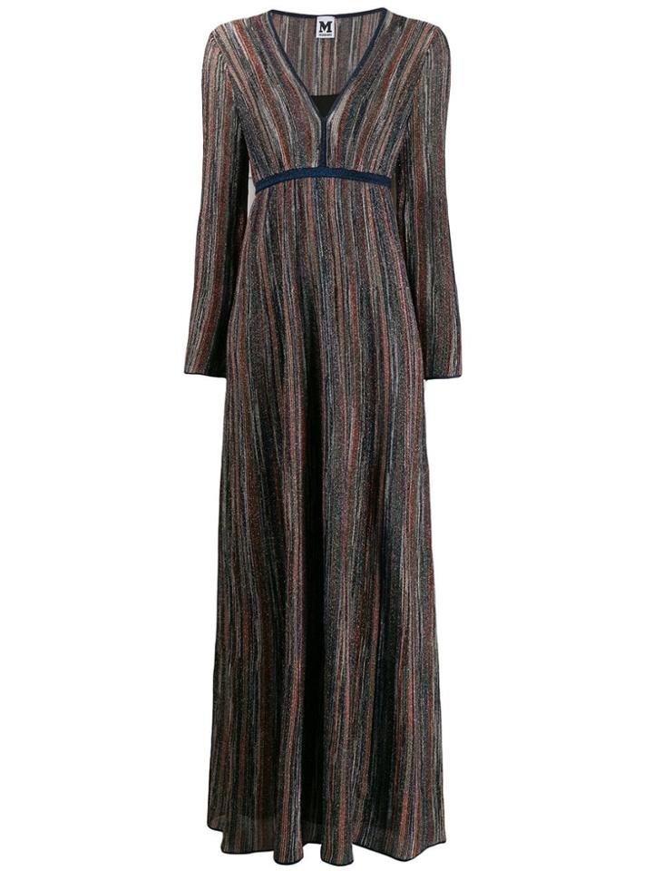 M Missoni Striped Maxi Dress - Blue