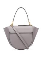 Wandler Grey Hortensia Medium Leather Shoulder Bag