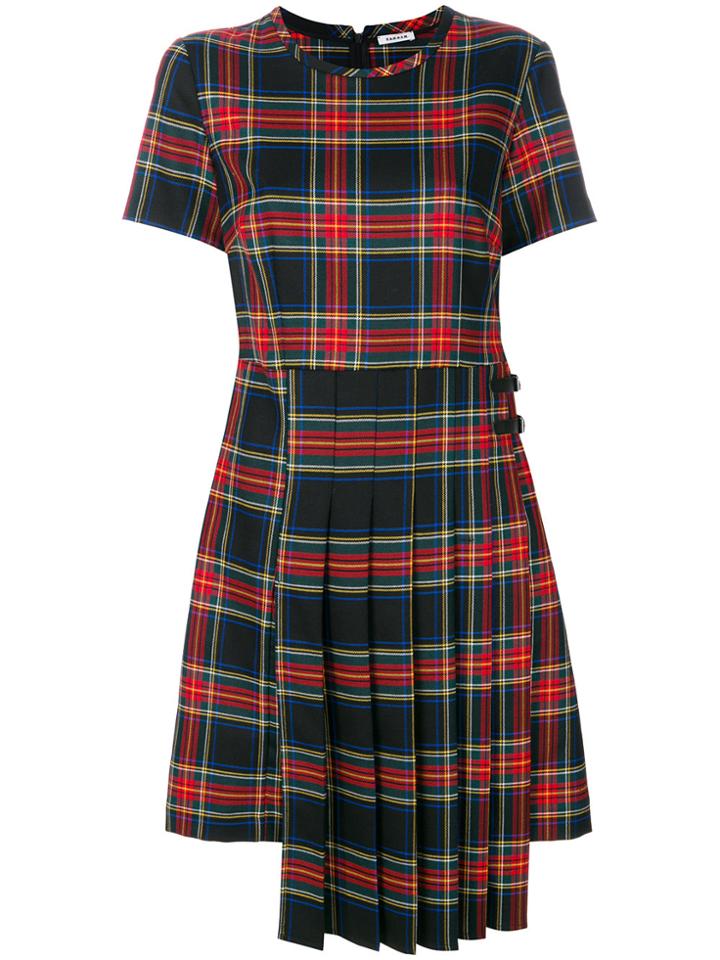 P.a.r.o.s.h. Tartan Motif Dress - Red